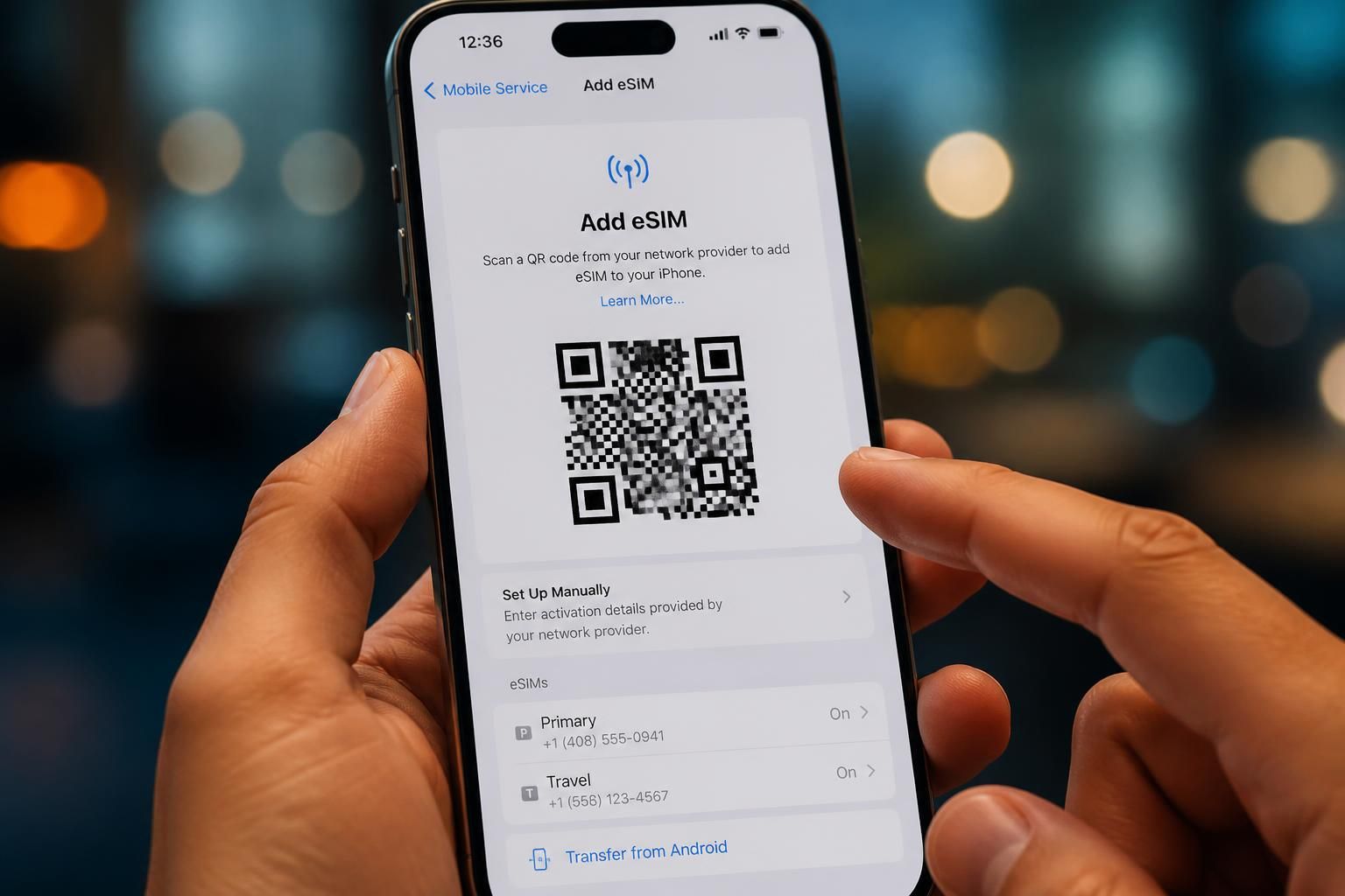 Ubigi eSIM activation: QR code, settings and first connection - Guide eSIM